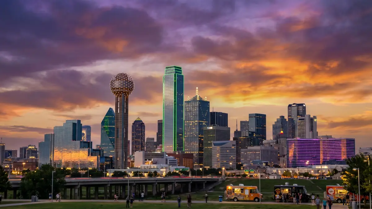 Dallas skyline — ThunderLoud web design for DFW businesses
